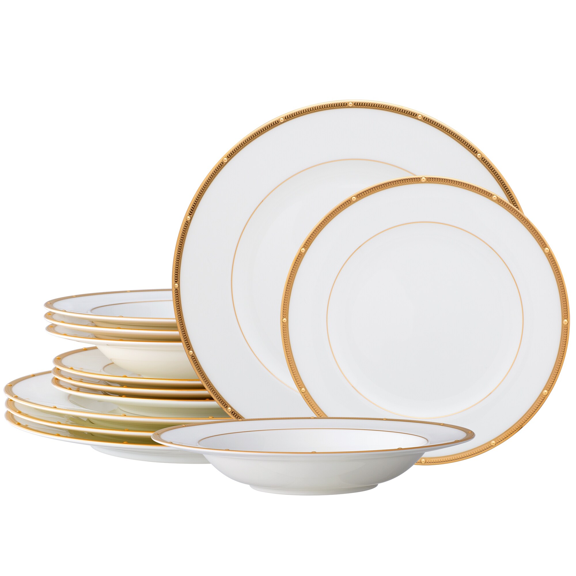 Noritake Rochelle Gold 12-Piece Set, Service for 4 - Bed Bath