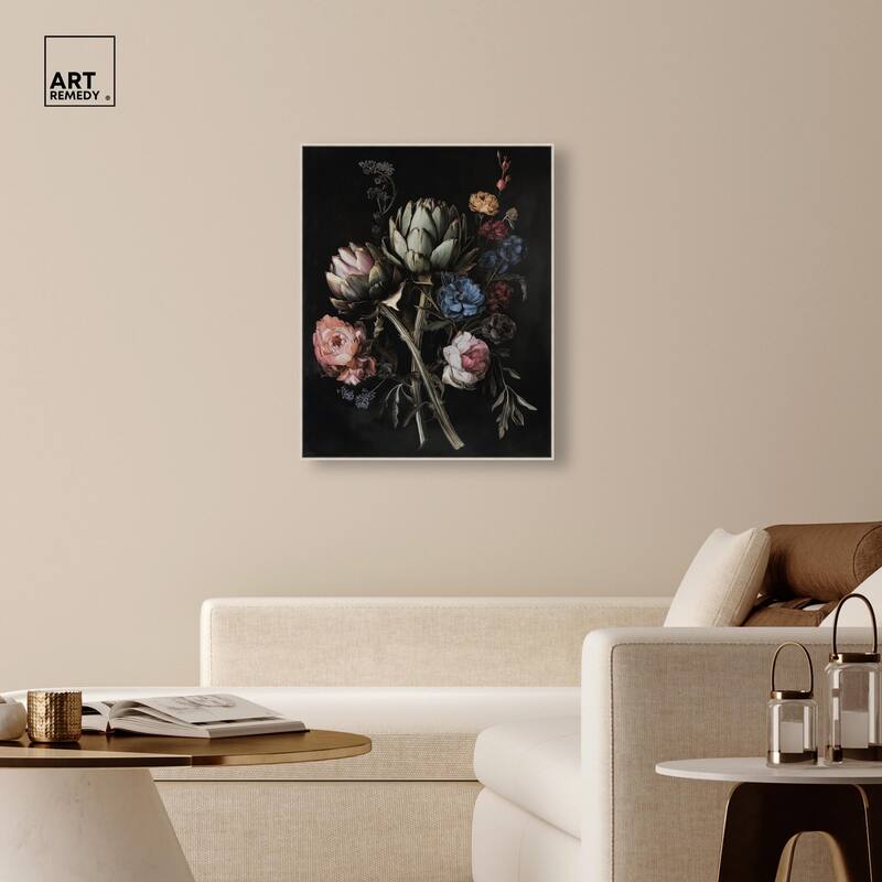 Moody Artichoke III Canvas by Art Remedy