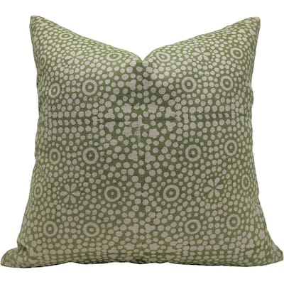 Fabdivine Linen Handmade Block print pillow Cover