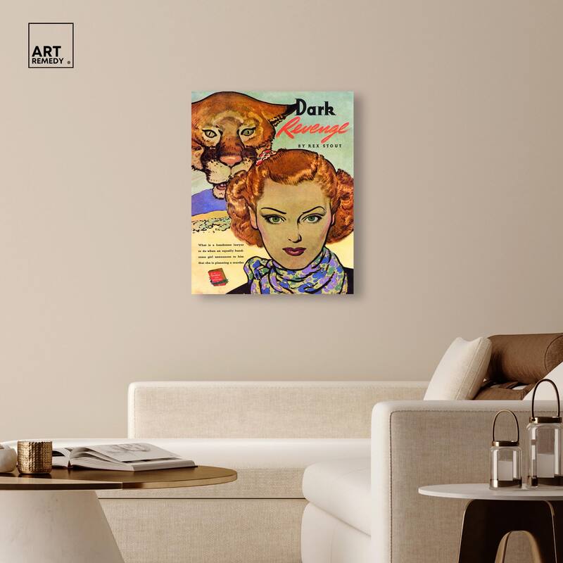 Dark Revenge Book 1939 Canvas by Art Remedy, Gallery Wrapped