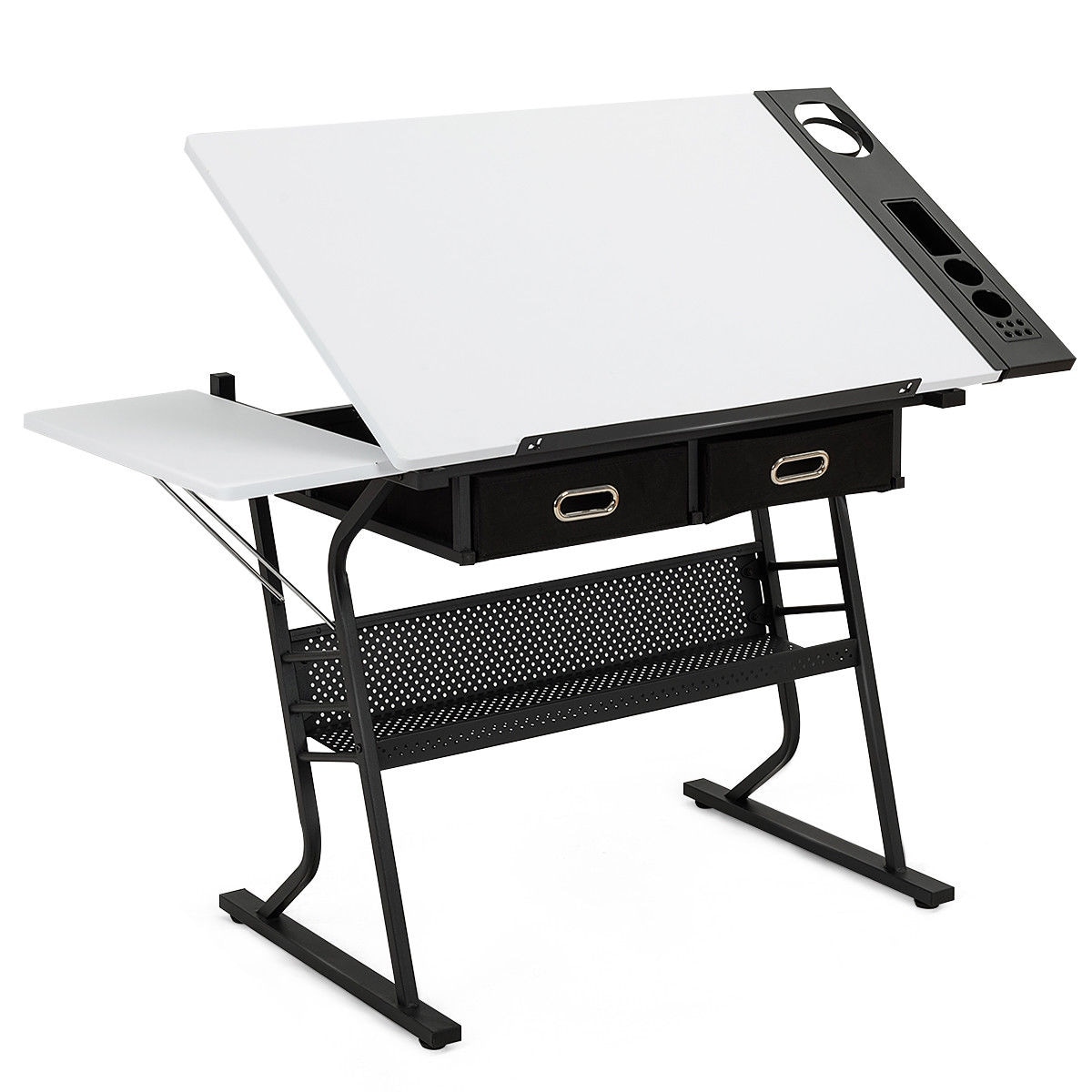Shop Gymax Adjustable Drafting Table Art Craft Station Drawing