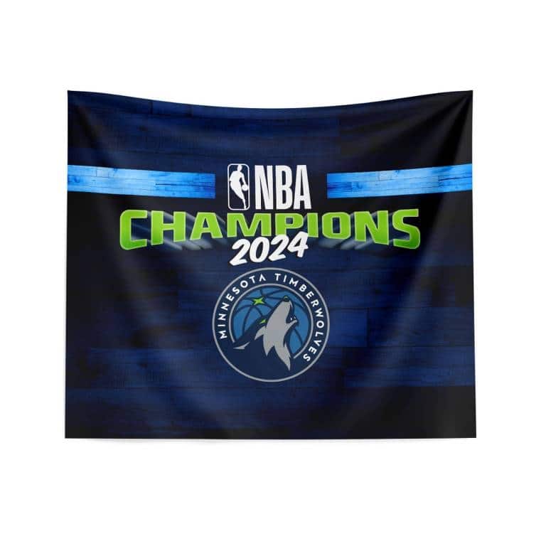 NBA Minnesota Timberwolves Hardwood Printed Wall Hanging - 34" x 40"