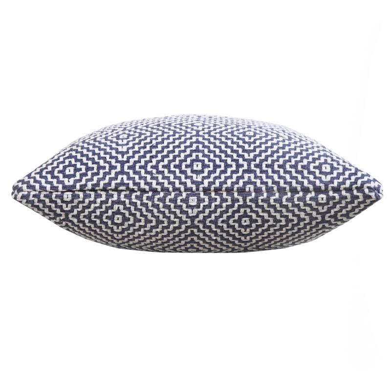Sevita Diamond Delight Woven Geometric Throw Pillow