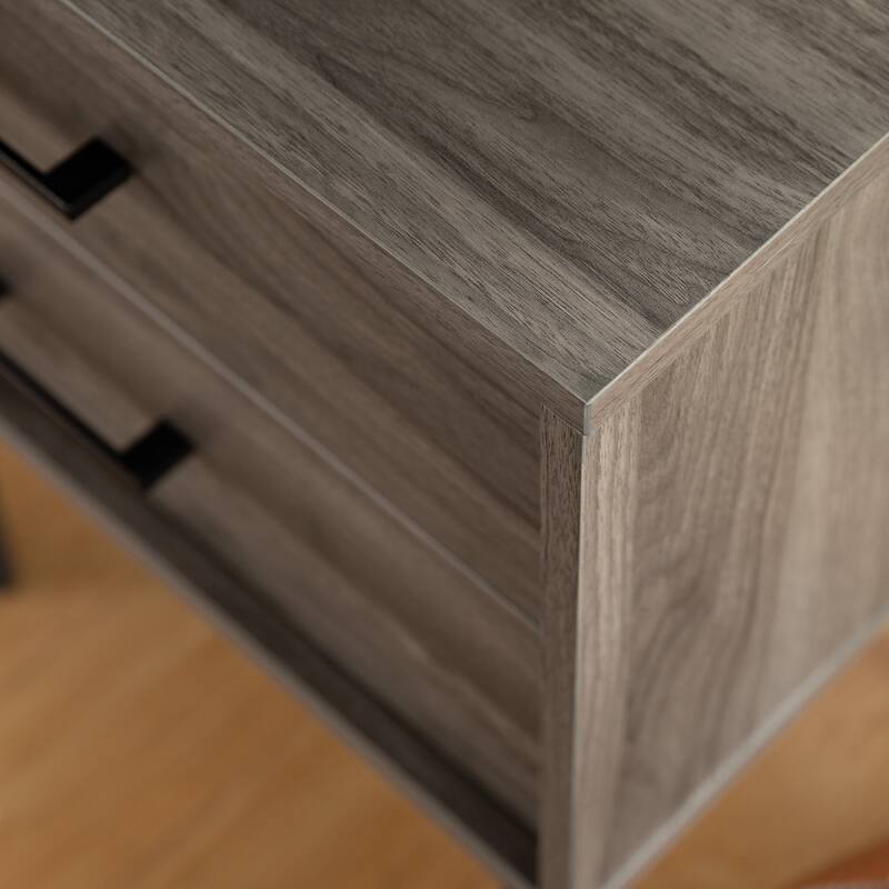 Middlebrook Notto Mid-Century 2-Drawer Nightstand