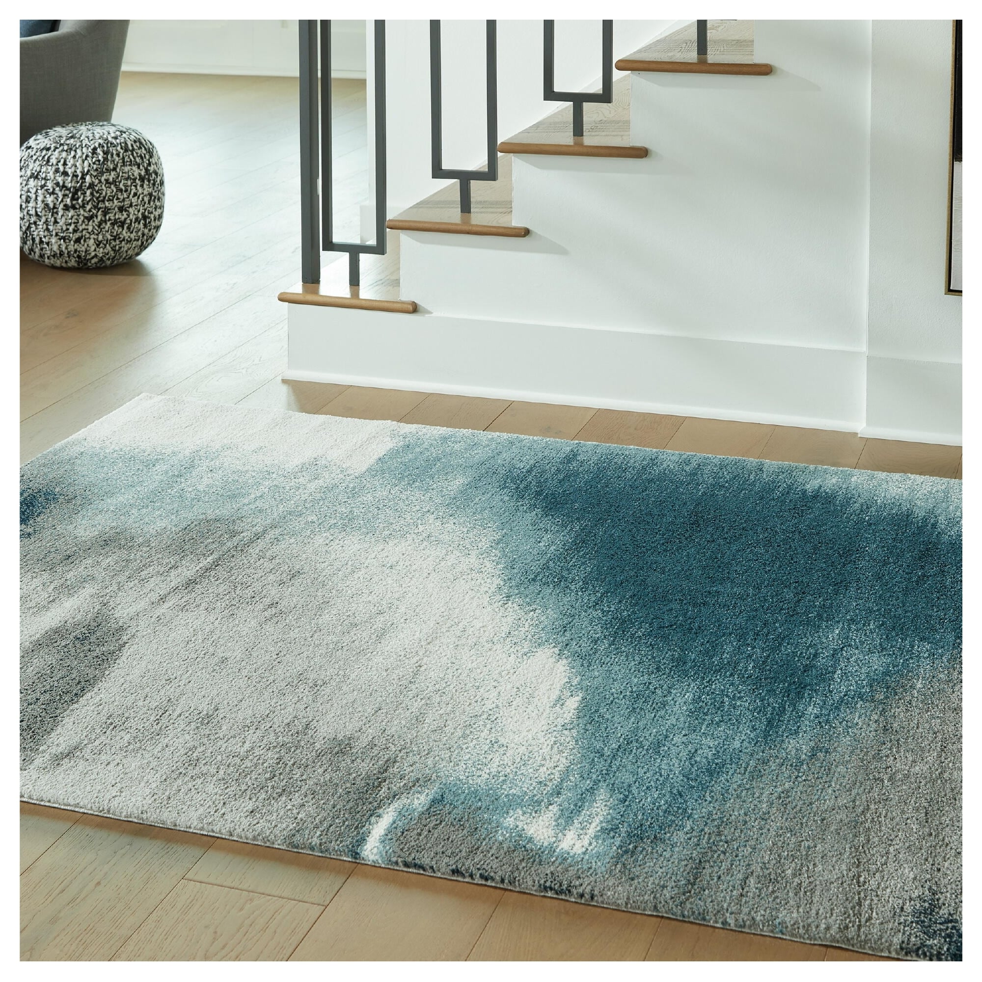 Signature Design by Ashley Brentward Blue / Gray Rug