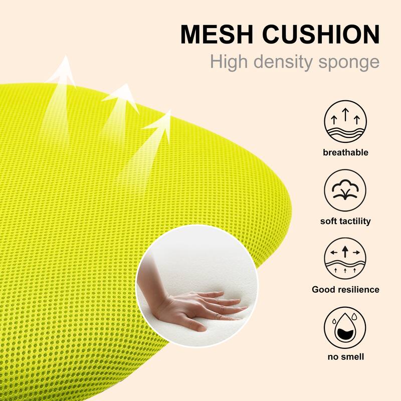 Mesh Ergonomic Swivel Adjustable Height Armless Kids Study Chair