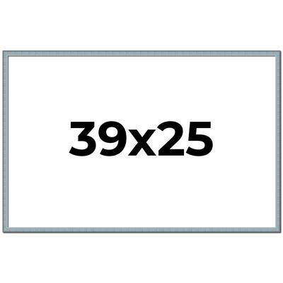 39x25 Frame Rustic Sky Blue Solid Wood Picture Frame | 0.75 Inch