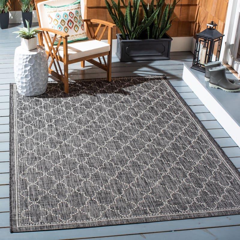 SAFAVIEH Courtyard Slavomira Indoor/ Outdoor Waterproof Patio Backyard Rug