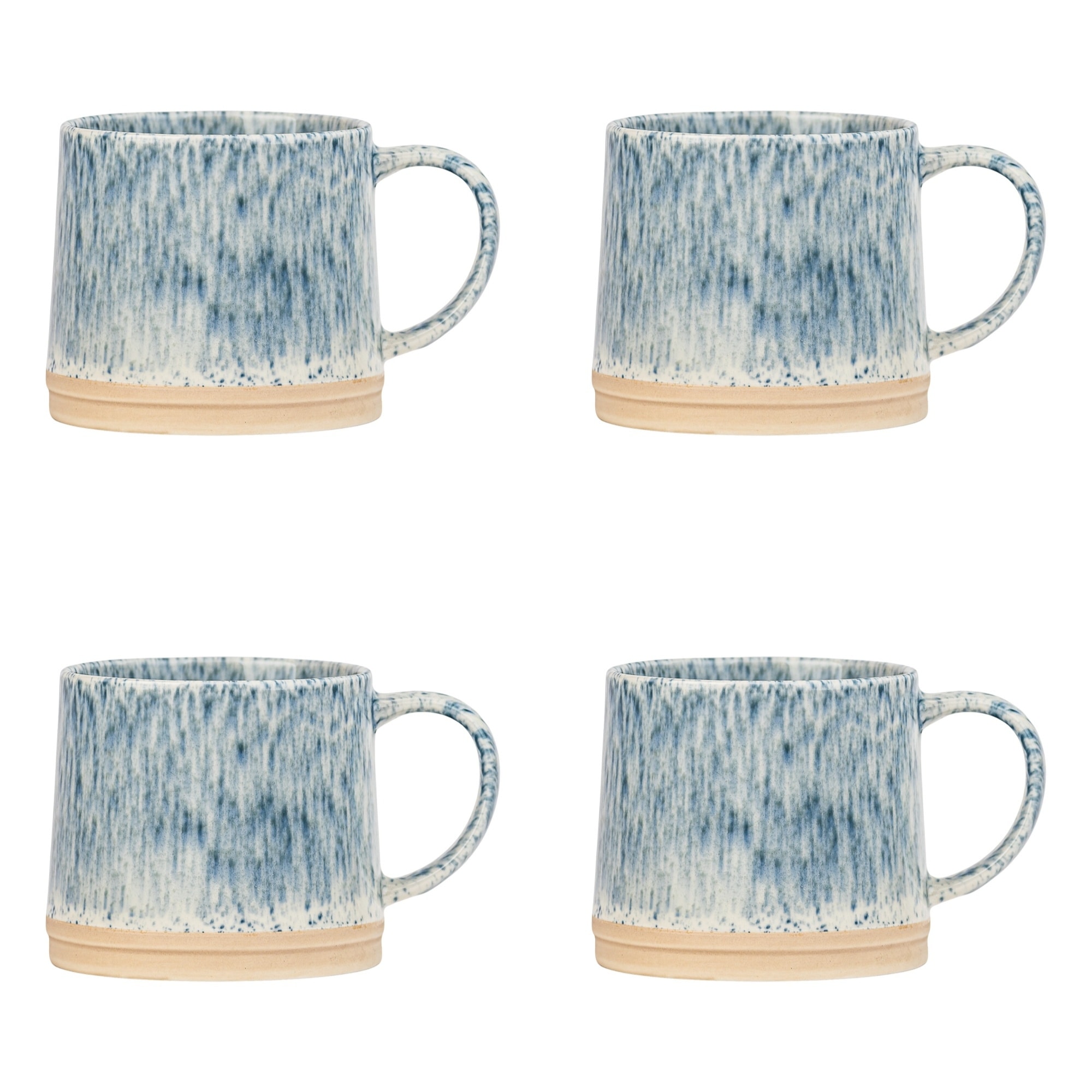 10 Strawberry Street Rhea Mug, Set of 4