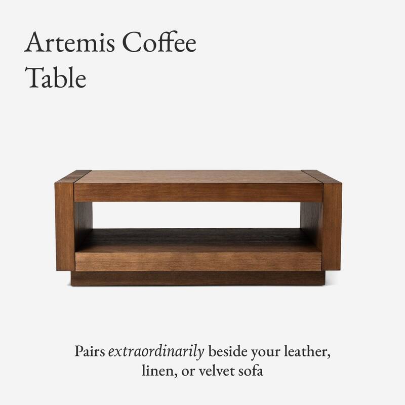 Maven Lane Artemis Contemporary Wooden Coffee Table