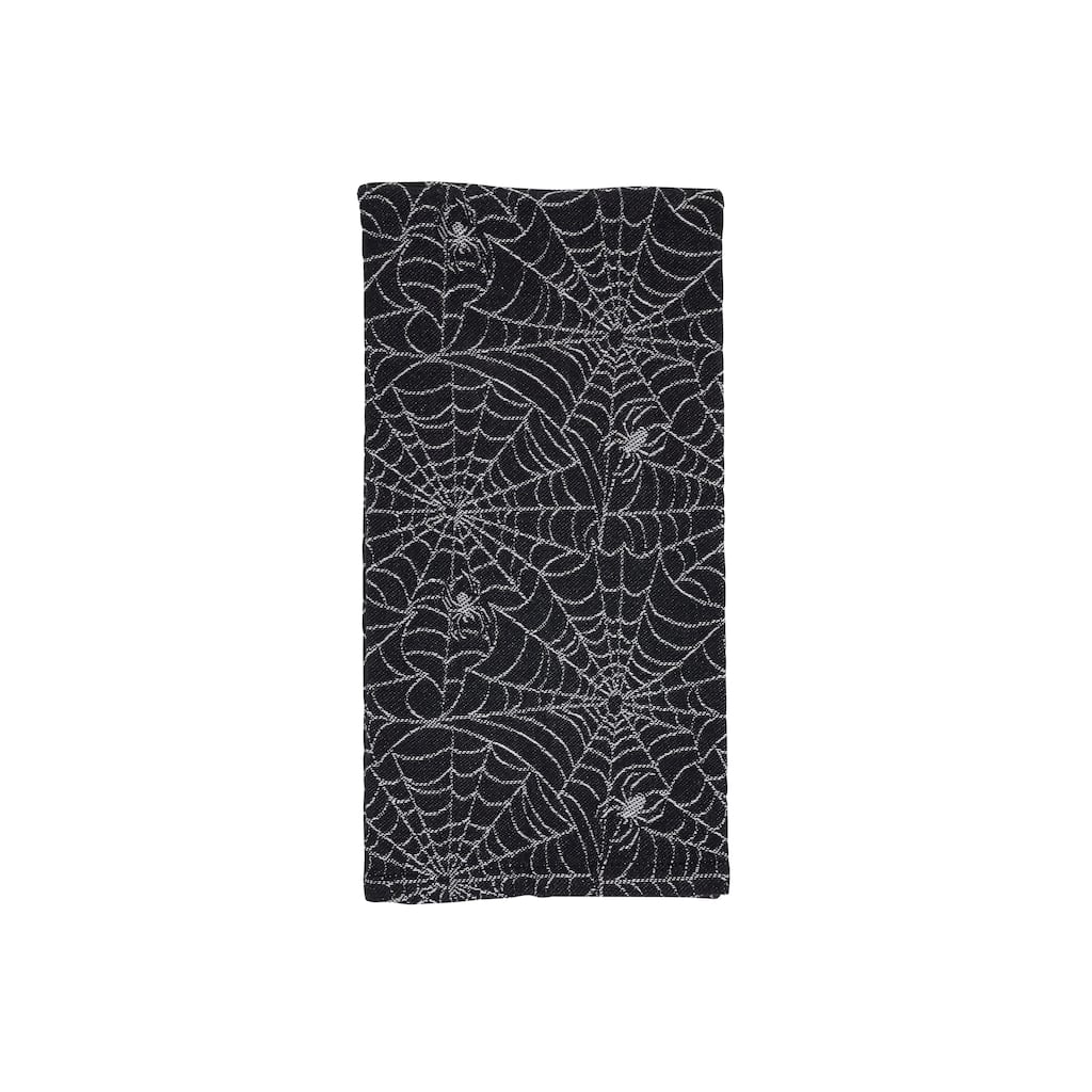 Recycled Jacquard Spider Web Kitchen Towel (Set of 4) - 20"x28"