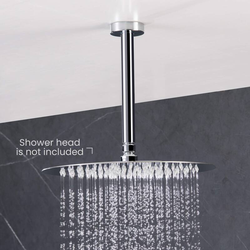 Circular 8" Ceiling Mounted Shower Arm