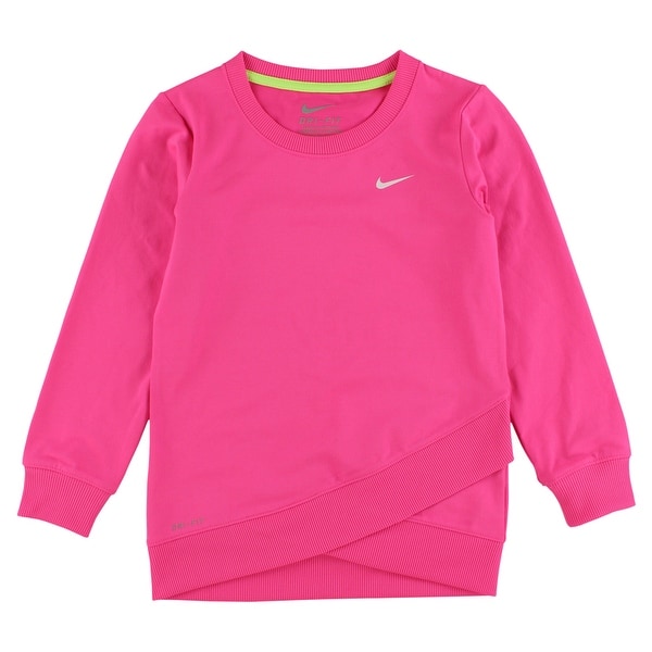 hot pink nike sweatshirt