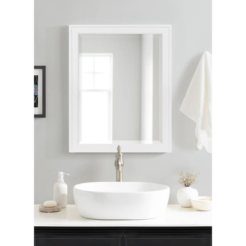 Bosc Framed Decorative Rectangle Wall Mirror