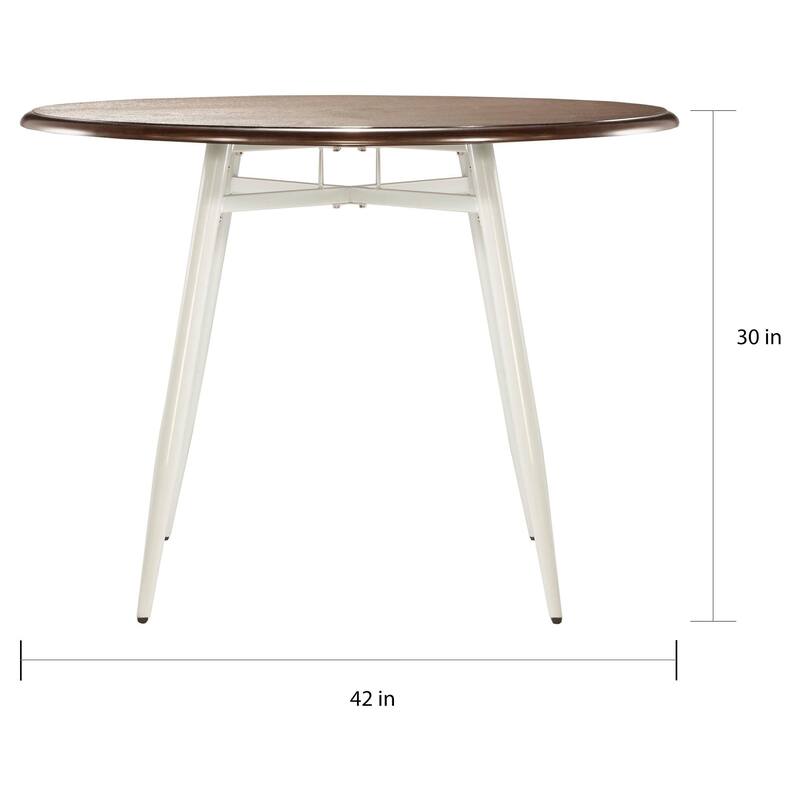 Belita 5-piece Mid-century Two-tone Modern Wood Dining Set iNSPIRE Q Modern