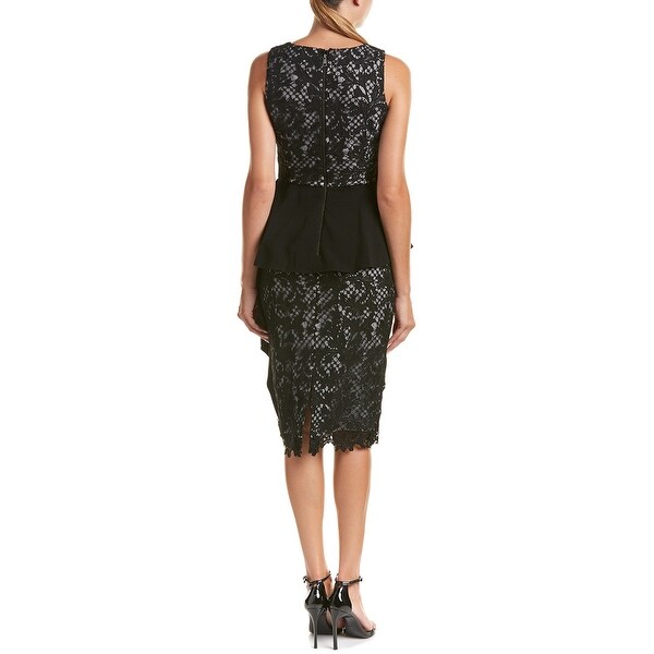 lace peplum dress