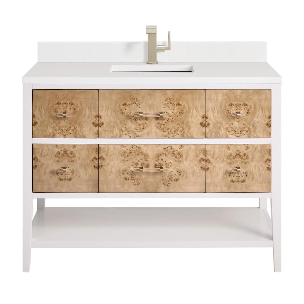 James Martin Vanities D804-V48-1WZ Olena 48" Single Basin Wood Vanity