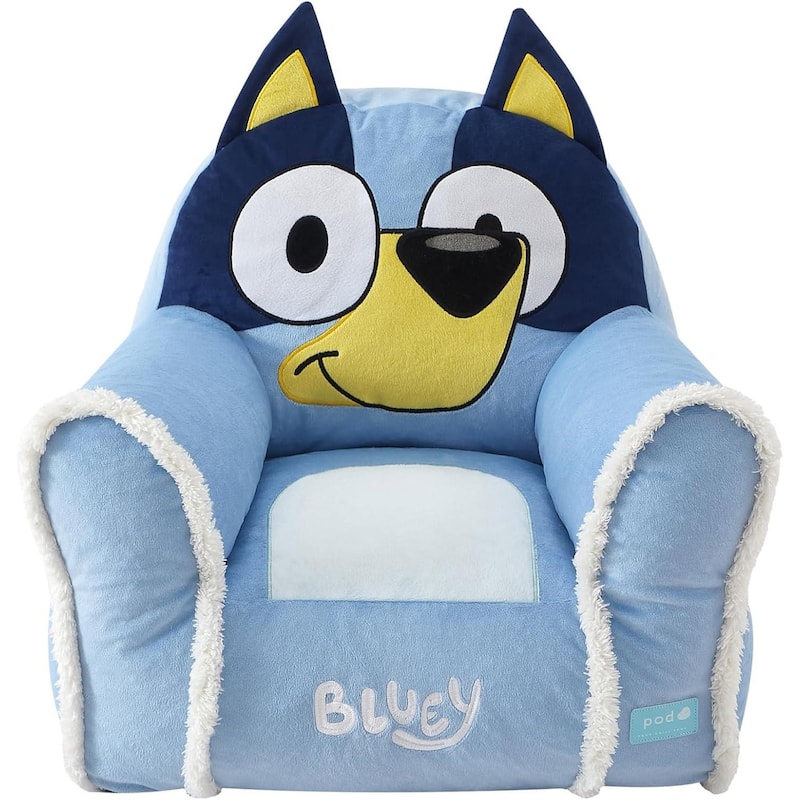 Bluey Figural Kids Upholstered Bean Bag Chair