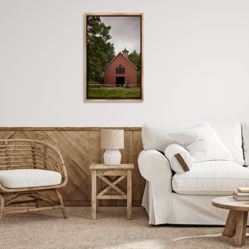 Stupell Traditional Tractor & Farmhouse Framed Floater Canvas Wall Art Design By Aaron Matheson