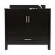 preview thumbnail 95 of 146, Nevado 37" Bathroom Vanity with Cultured Marble Vanity Top Sink in White with White Basin