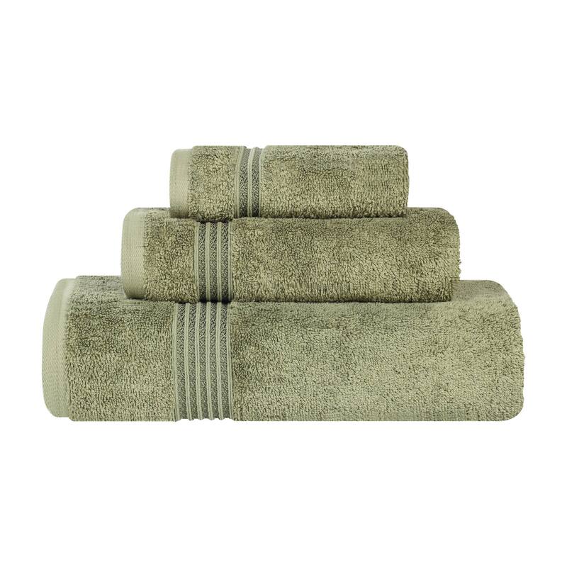 Superior Heritage Egyptian Cotton Absorbent 3-Piece Towel Set