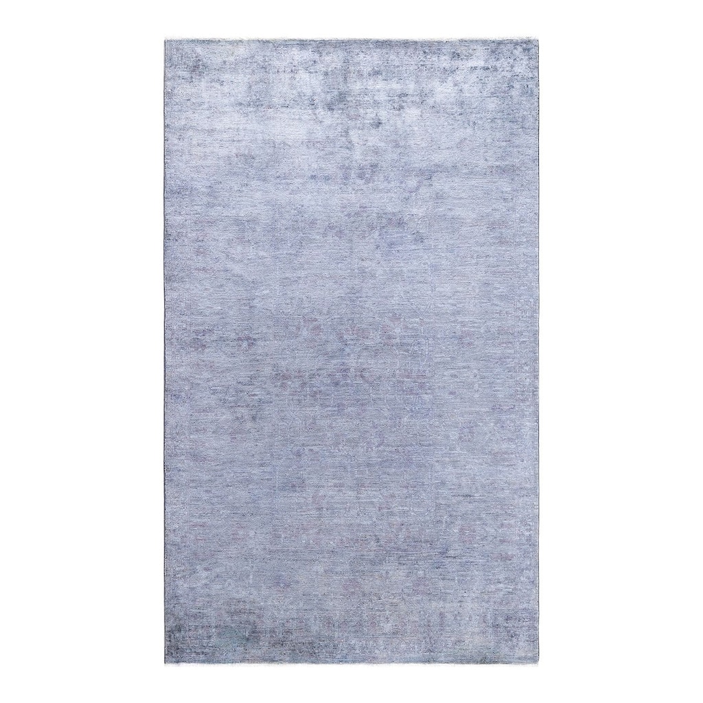Contemporary Overdyed Wool Hand Knotted Area Rug - 5' 0" x 8' 3"