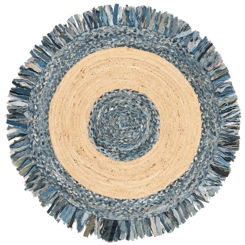SAFAVIEH Handmade Cape Cod Telli Coastal Jute Rug with