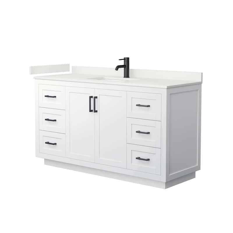 Wyndham Collection WCF292960S-QTZ-UNSMXX Miranda 60" Free Standing