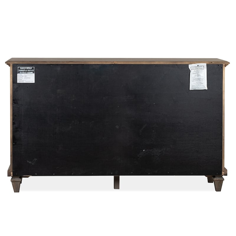 Magnussen Home Lancaster Dovetail Grey Buffet - 64''W x 18''D x 38''H