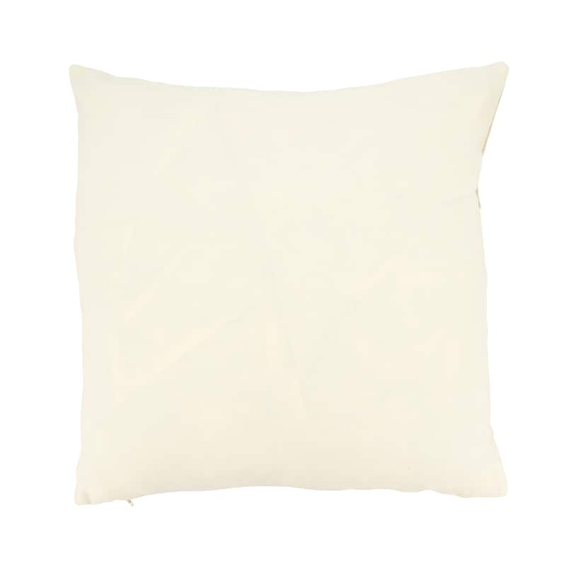 Throw Pillow With Rope Knots Applique
