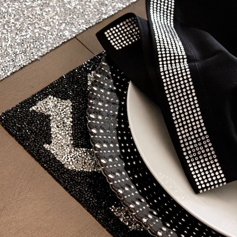 Sparkles Home Luminous Rhinestone Diamonds Placemat