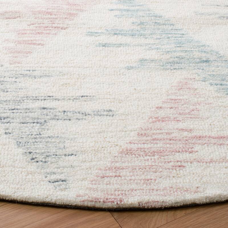 SAFAVIEH Handmade Rodeo Drive Sky Mid-Century Modern Wool Rug