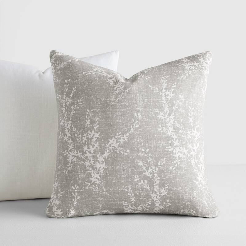 2-Pack Cotton Slub Decor Throw Pillows in Willow