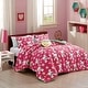 preview thumbnail 1 of 4, Pink Rainbows & Unicorns Reversible Kids Quilt Coverlet Bedspread Bedding Set Full - Queen
