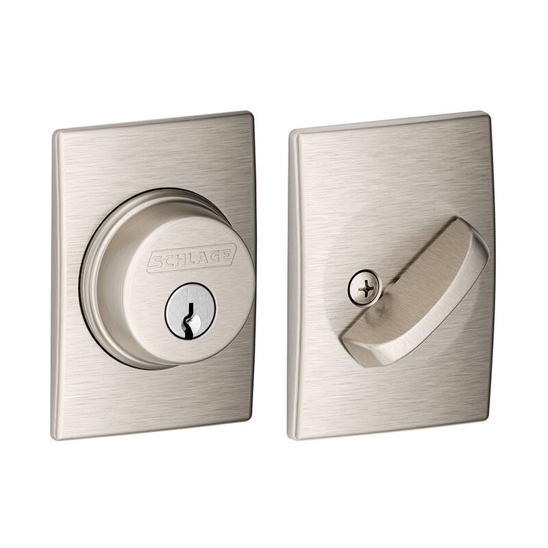 Schlage Single Cylinder Keyed Entry Grade 1 Deadbolt with Decorative
