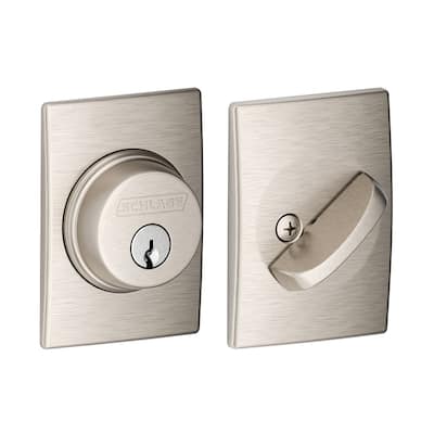 Schlage Single Cylinder Keyed Entry Grade 1 Deadbolt with Decorative