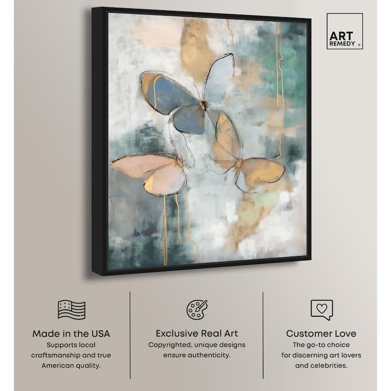 Butterflies Dream II Canvas by Art Remedy