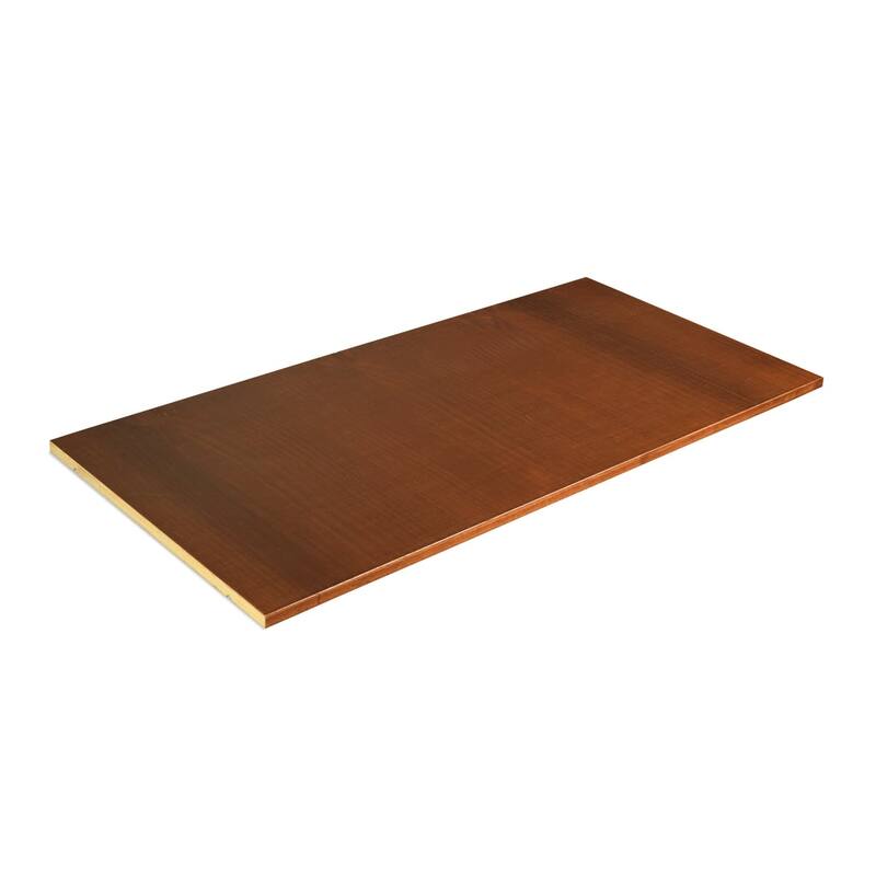 Grain Wood Furniture Shaker Solid Wood Shelf - Walnut