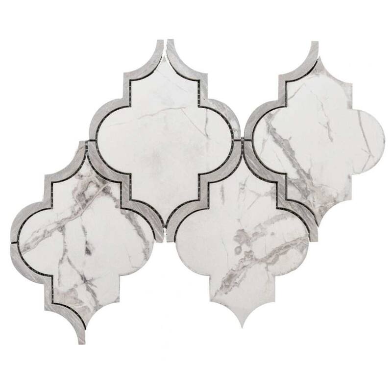 The Tile Life Stately Lantern 9x14 Porcelain Floor, Wall & Backsplash Tile