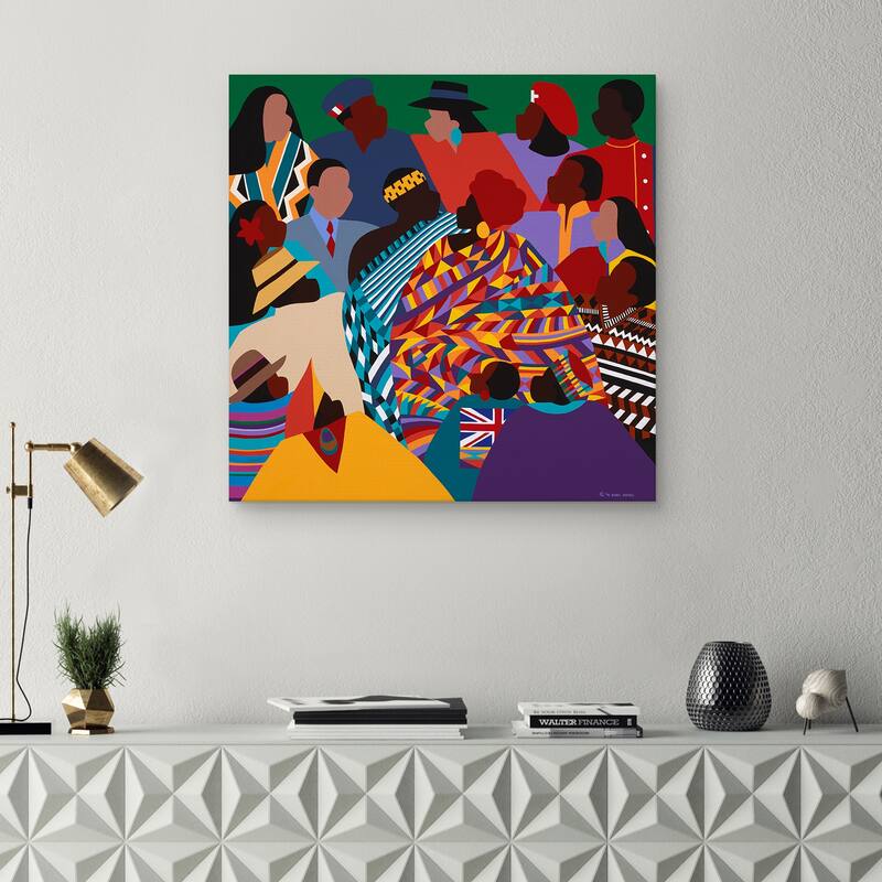 The International Decade by Synthia SAINT JAMES Canvas Art Print