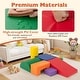 preview thumbnail 10 of 8, Gymax 6 PCS Kids Climber Play Set Indoor Foam Climb & Crawl Activity