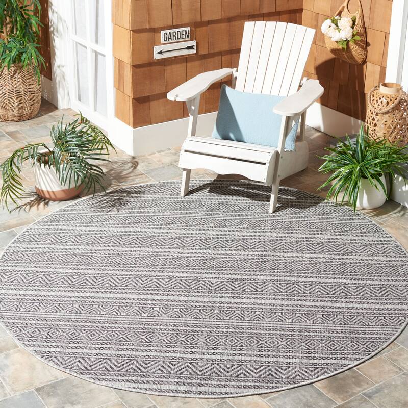 SAFAVIEH Courtyard Rasima Indoor/ Outdoor Waterproof Patio Backyard Rug
