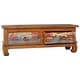 preview thumbnail 3 of 10, vidaXL TV Stand 43.3"x13.8"x15.7" Reclaimed Teak Wood