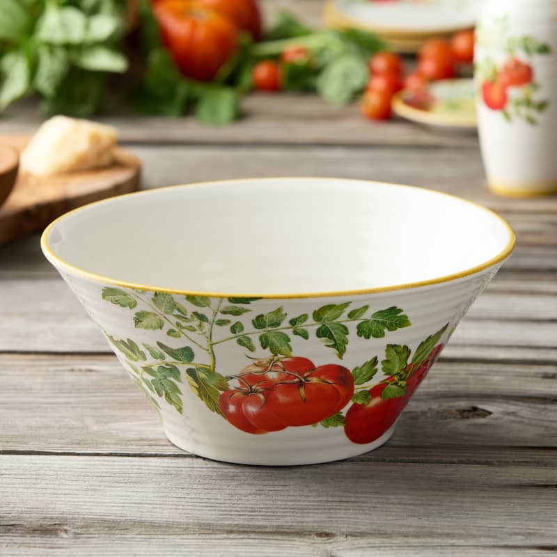 Certified International Pomodoro Deep Bowl 11" x 5",106 oz. - 11'' W x 11'' D x 5'' H