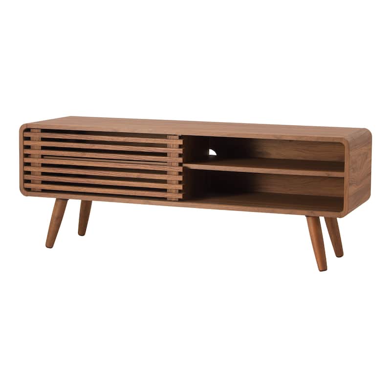 NPD Furniture Wilson 46 Inch KD Slat Low TV Stand