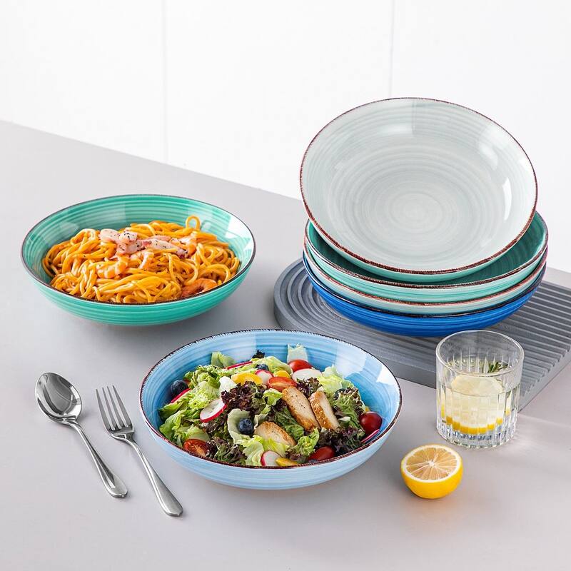 vancasso Bonita Sturdy Stoneware 6-Piece Bowls Set