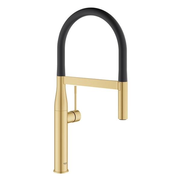 Grohe 30 295 Essence 1.75 GPM Single Hole Pull Out Kitchen Faucet with. Opens flyout.
