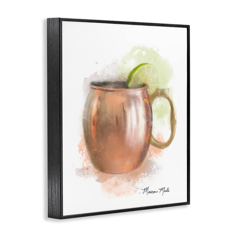 Stupell Soft Hued Moscow Mule Framed Giclee Art Design By Matthew Piotrowicz