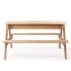 preview thumbnail 11 of 16, 3-in-1 Kids Outdoor Wooden Picnic Table