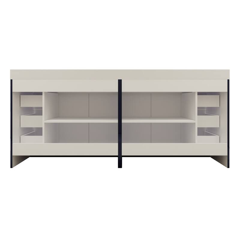 Eliza 84'' Freestanding Vanity with Double Sink